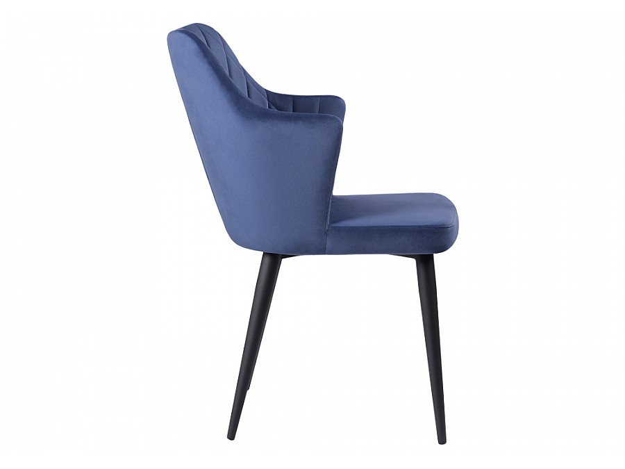 Стул на металлокаркасе Velen dark blue
