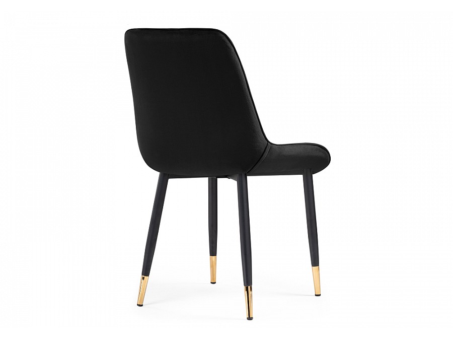 Стул на металлокаркасе Seda 1 black / gold / black