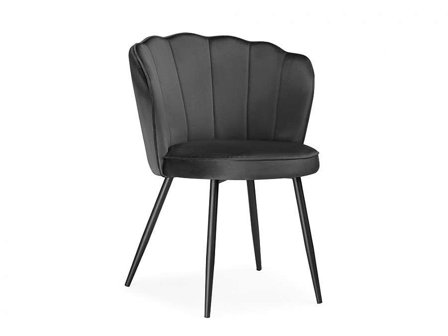 Стул на металлокаркасе Coral grey / black