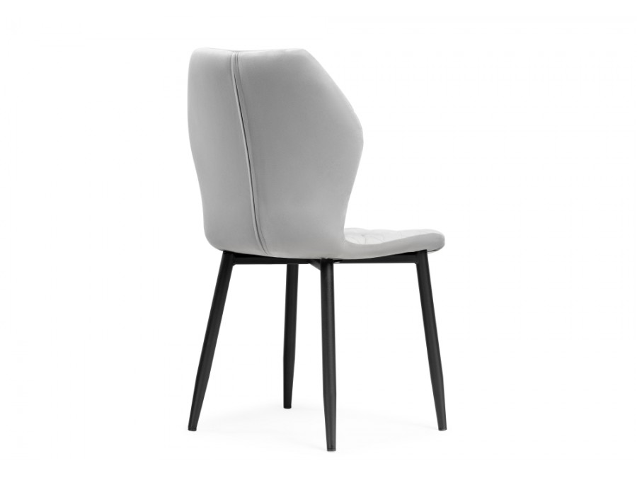 Стул на металлокаркасе Софи светло-серый / черный