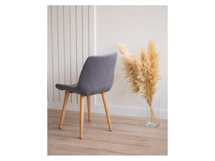 Челси 360 темно-серый (zd 995) / светлое дерево np