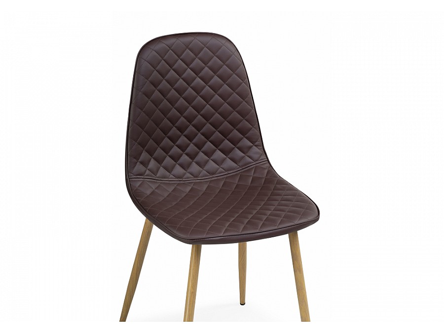 Стул на металлокаркасе Capri коричневый