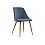 Стул на металлокаркасе Morgan синий