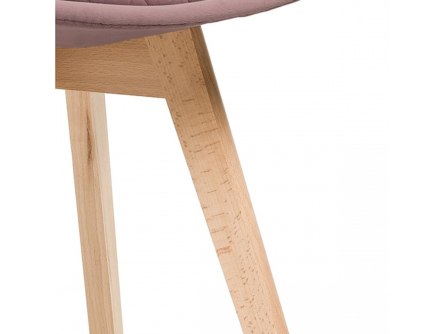 Стул деревянный Bonuss light purple / wood