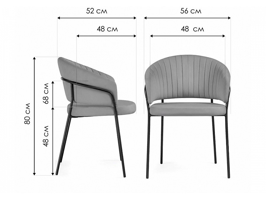 Стул на металлокаркасе Лео бирюзовый / черный