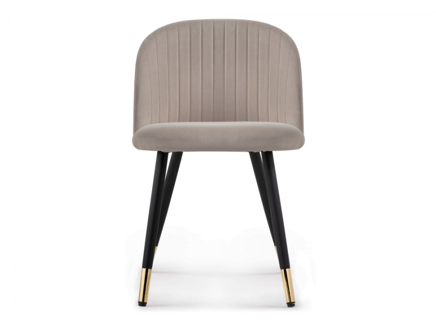 Стул на металлокаркасе Gabi latte / black / gold