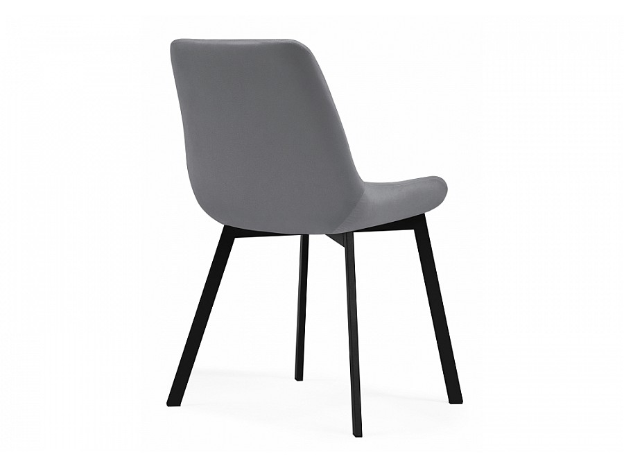 Стул на металлокаркасе Челси серый 02 / черный