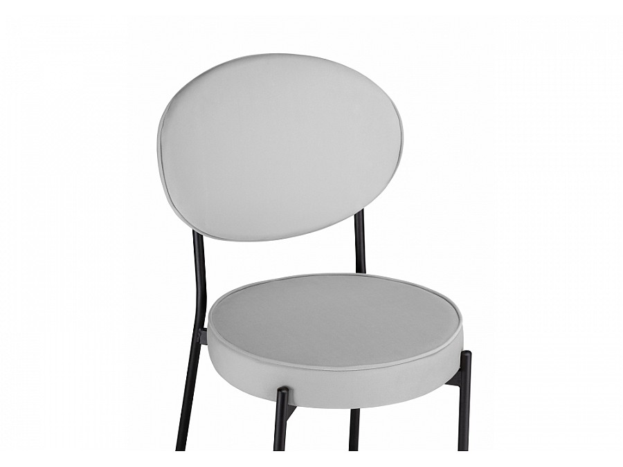 Стул на металлокаркасе Ройс серый / черный