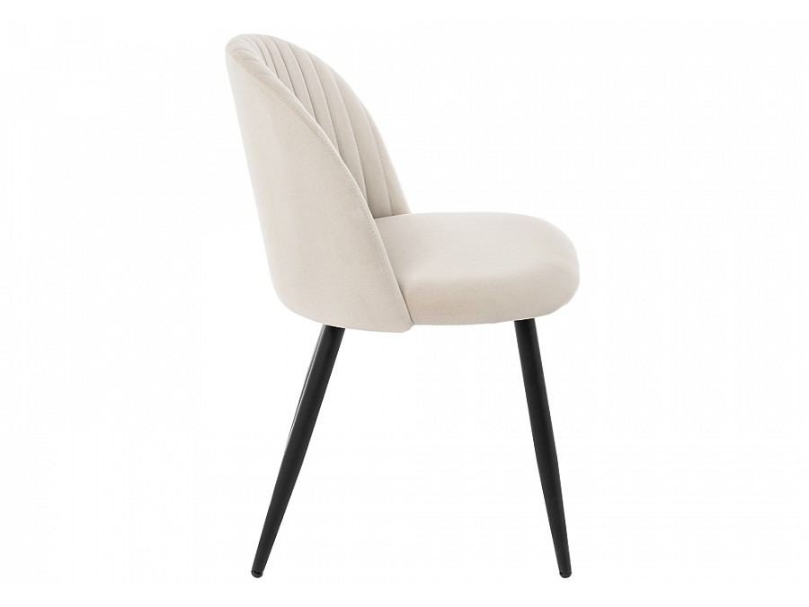 Стул на металлокаркасе Gabi 1 beige / black