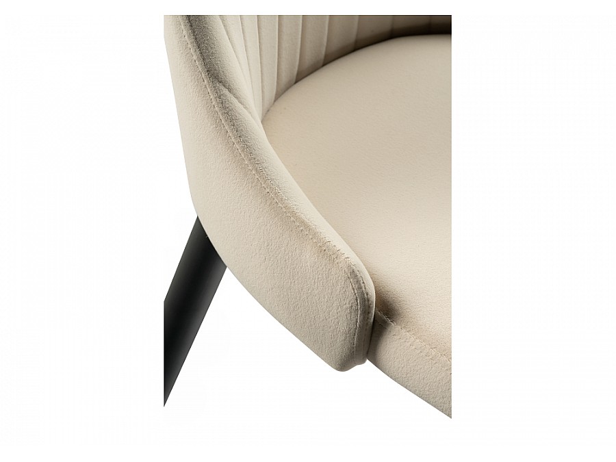 Стул на металлокаркасе Kora beige / black