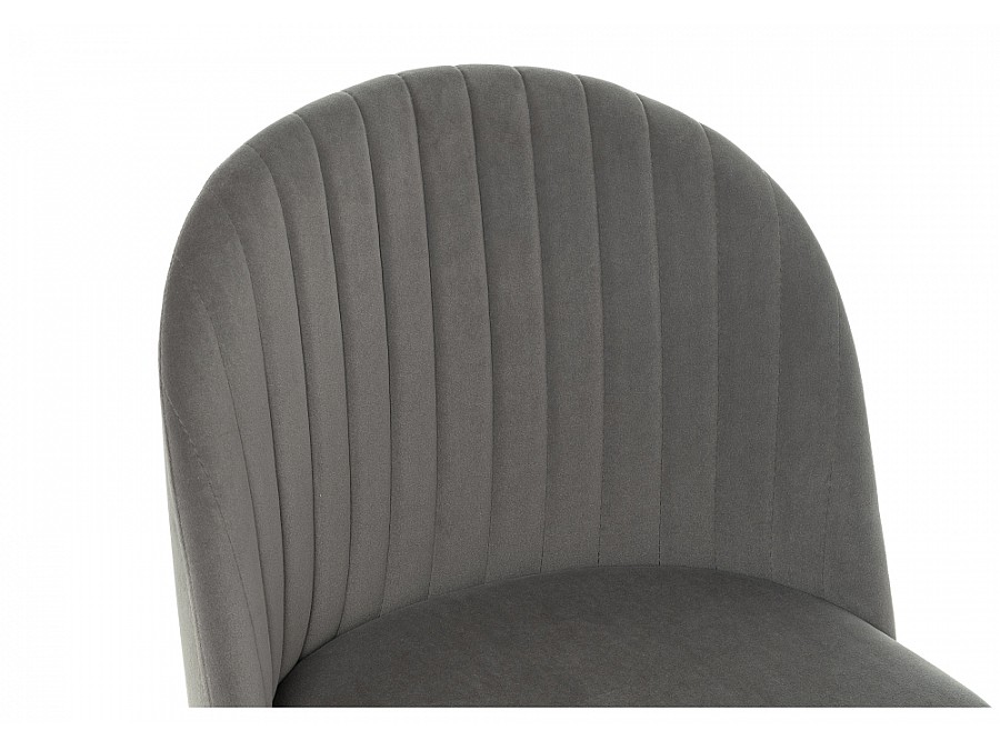 Стул на металлокаркасе Gabi 1 dark gray / black