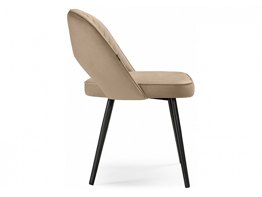 Стул на металлокаркасе Сандвикен черный / velutto 05