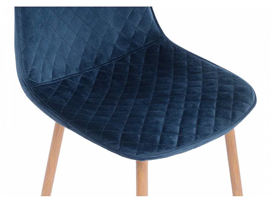 на металлокаркасе Capri dark blue / wood