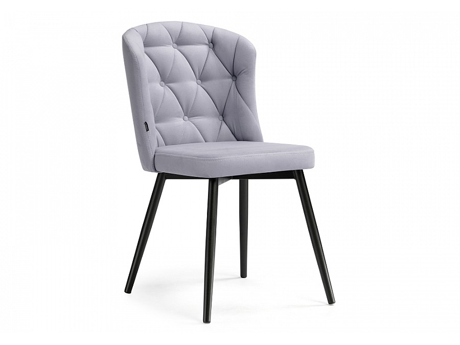 Стул на металлокаркасе Алиссум velutto 49 / черный