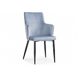 Стул на металлокаркасе Benza blue / black