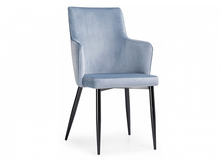 Стул на металлокаркасе Benza blue / black