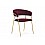 Стул на металлокаркасе Kamelia 1 wine red / gold