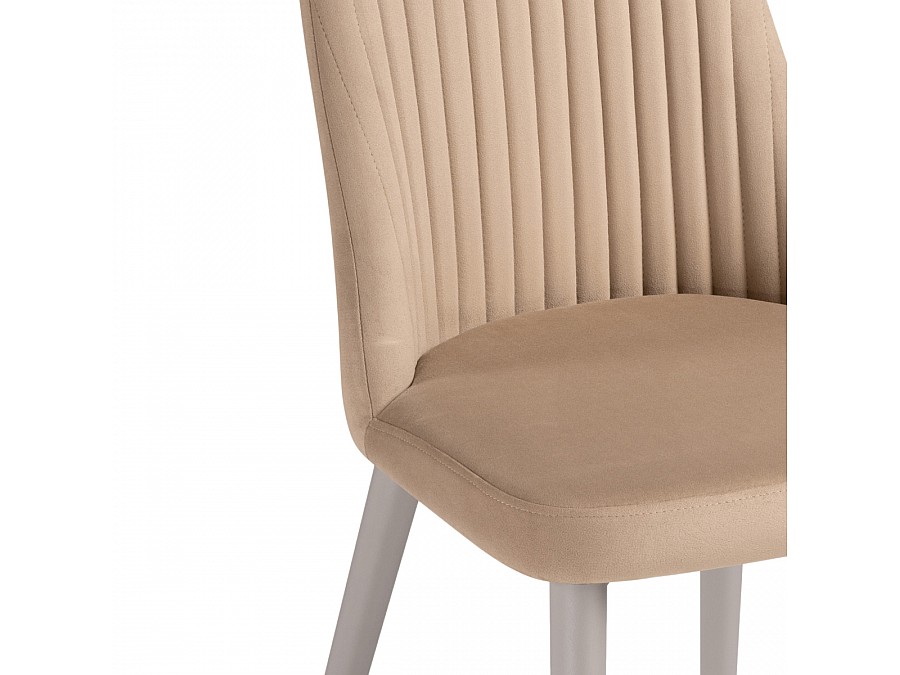 Стул на металлокаркасе Фена R латте / капучино