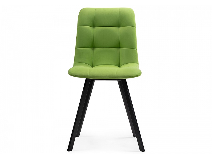 Стул на металлокаркасе Чилли светло-зеленый / черный