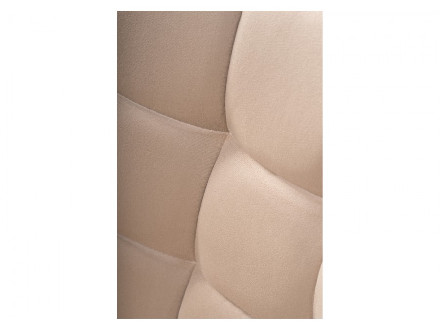 Стул на металлокаркасе Челси крутящийся велюр бежевый / черный