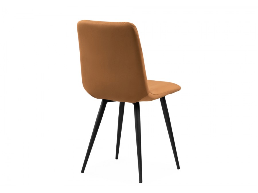 Стул на металлокаркасе Ральф кирпичный / черный