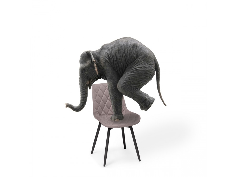 Стул на металлокаркасе Баодин К Б/К крутящийся латте / черный