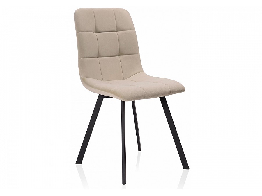 Стул на металлокаркасе Bruk beige / black