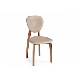 Стул деревянный Вакимо ткань tenerife beige / миланский орех