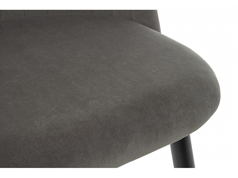 Стул на металлокаркасе Gabi 1 dark gray / black