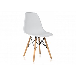 Стул деревянный Eames PC-015 white