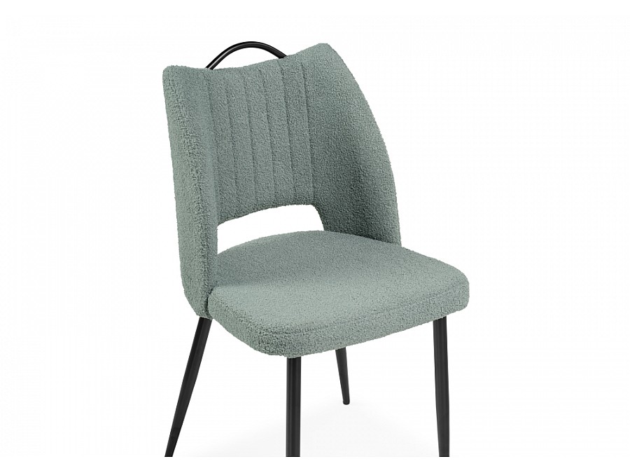 Стул на металлокаркасе Barton oliva / black