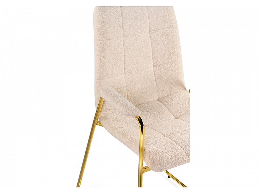 Стул на металлокаркасе Lana cream / gold
