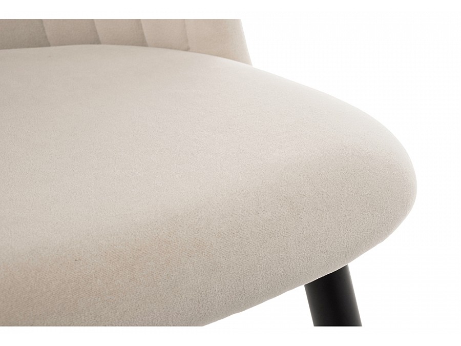 Стул на металлокаркасе Gabi 1 beige / black