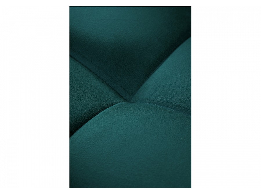 Стул на металлокаркасе Челси велюр морская волна / черный