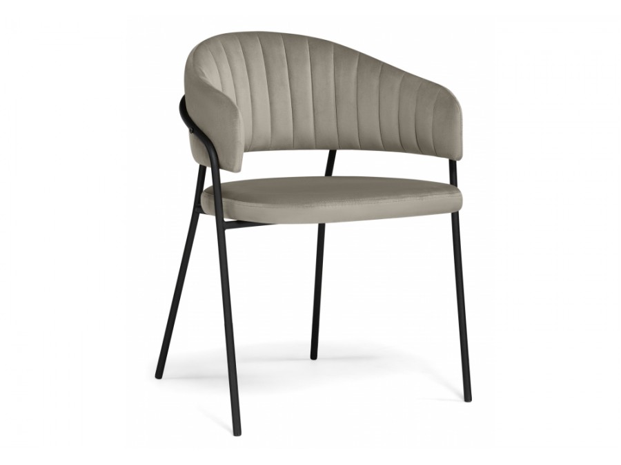 Лукас бежевый / черный каркас