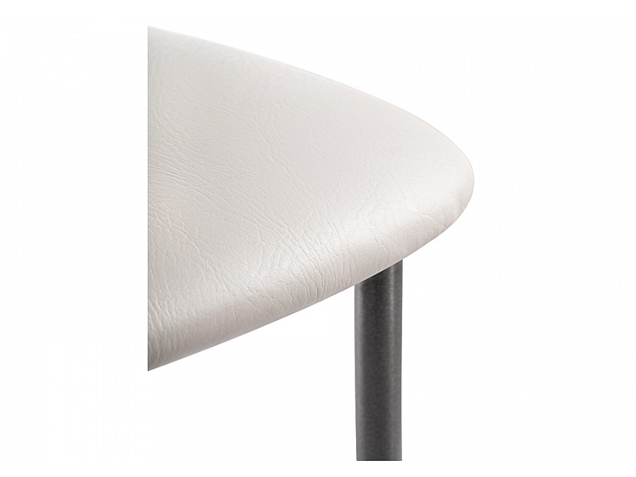 Стул на металлокаркасе Grigori белый полимер / светлый мусс