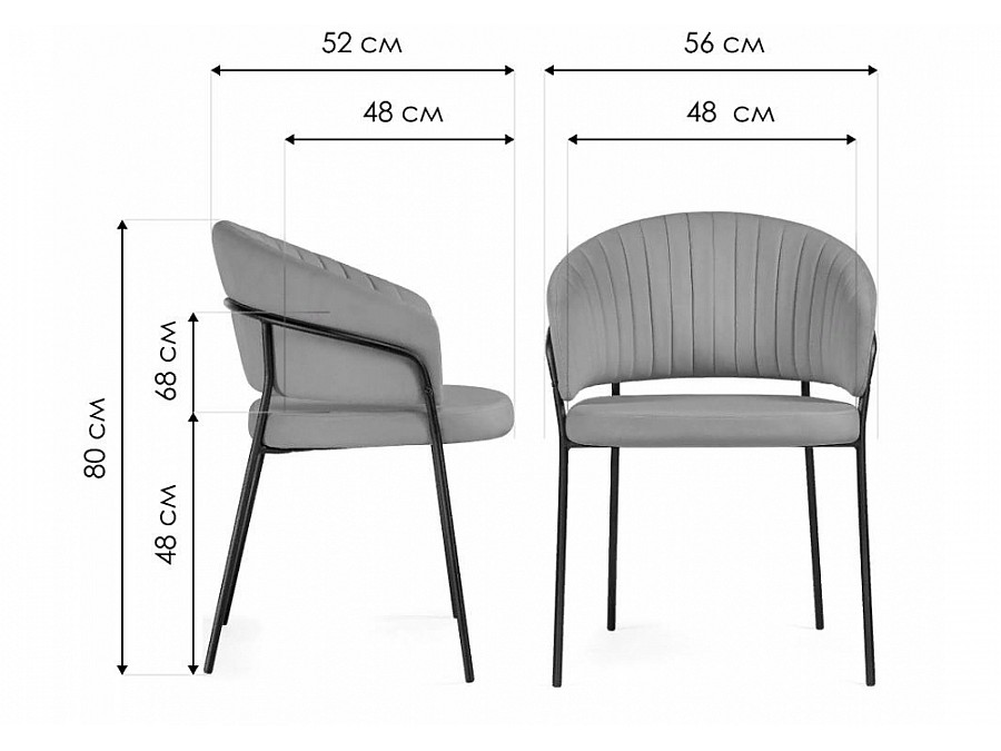 Стул на металлокаркасе Лео изумрудный / черный