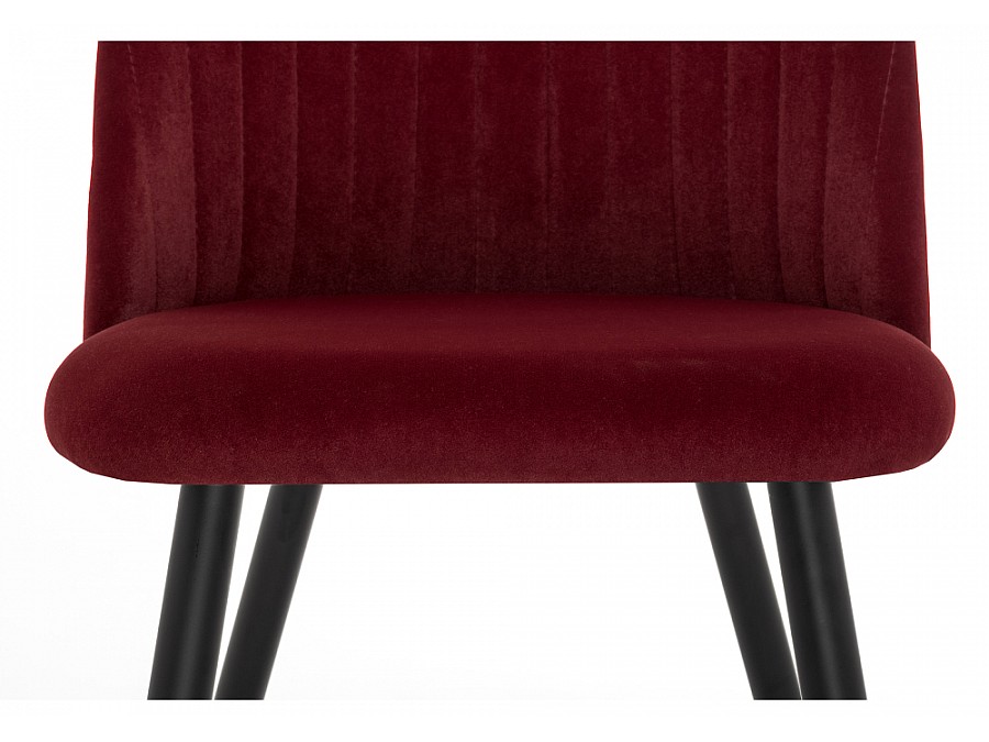 Стул на металлокаркасе Gabi бордовый
