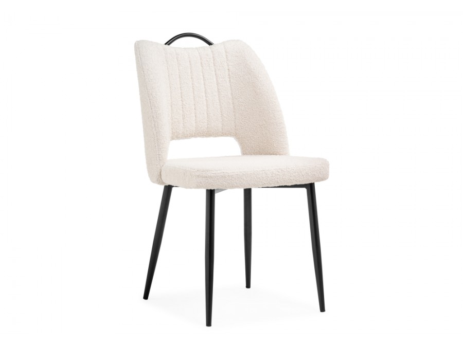Стул на металлокаркасе Barton beige / black