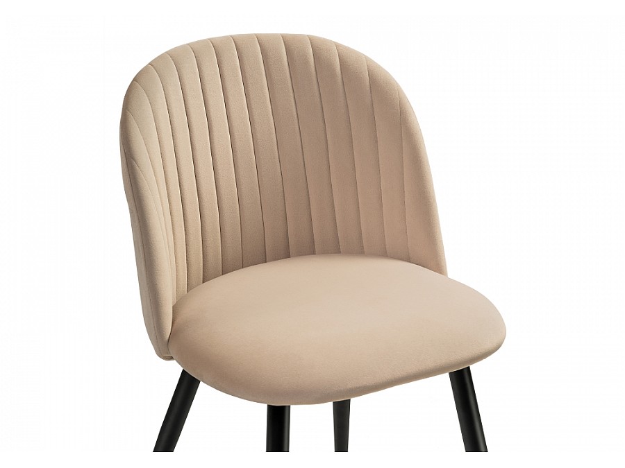Стул на металлокаркасе Gabi 1 dark beige / black