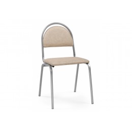 Стул на металлокаркасе Гумер бежевый / светлый мусс
