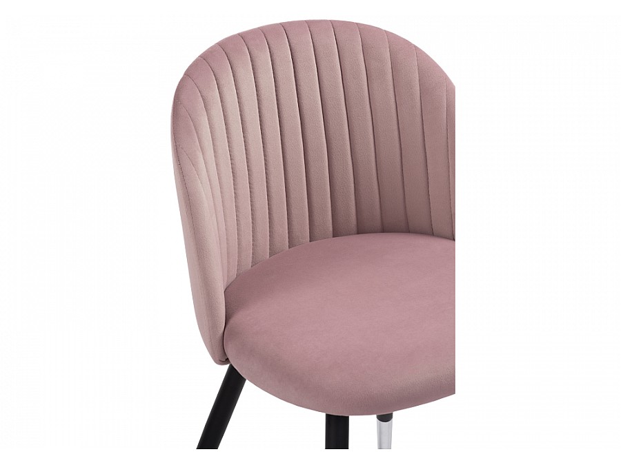 Стул на металлокаркасе Gabi light purple / black