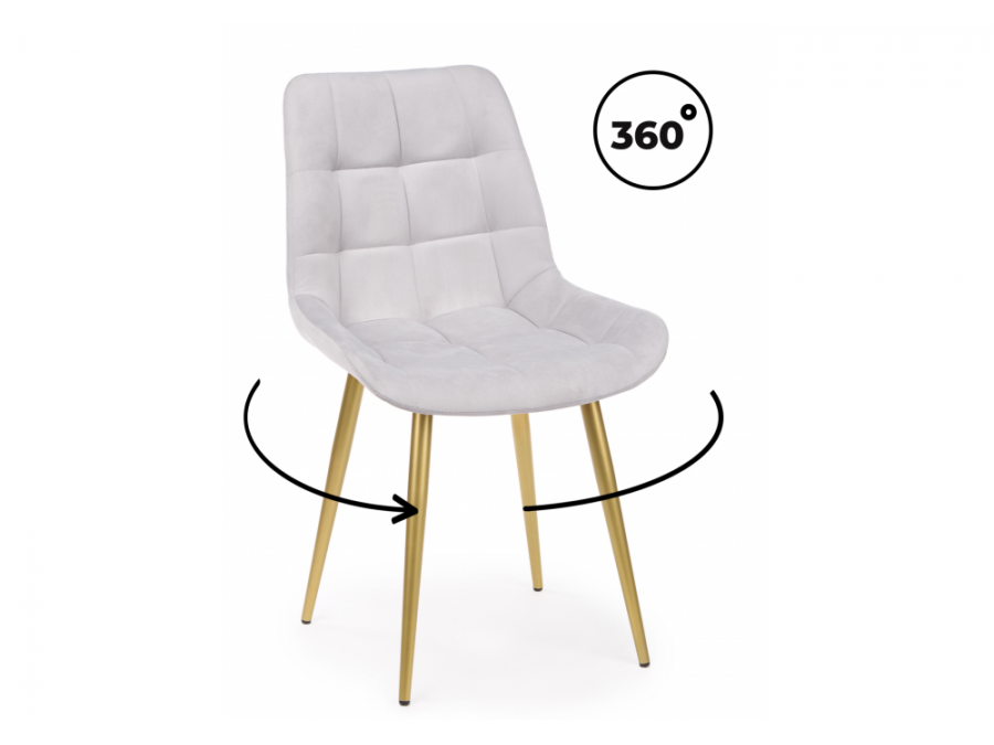 Челси 360 К светло-серый (zd 960) / золотой np