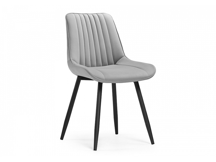 Стул на металлокаркасе Седа светло-серый / черный