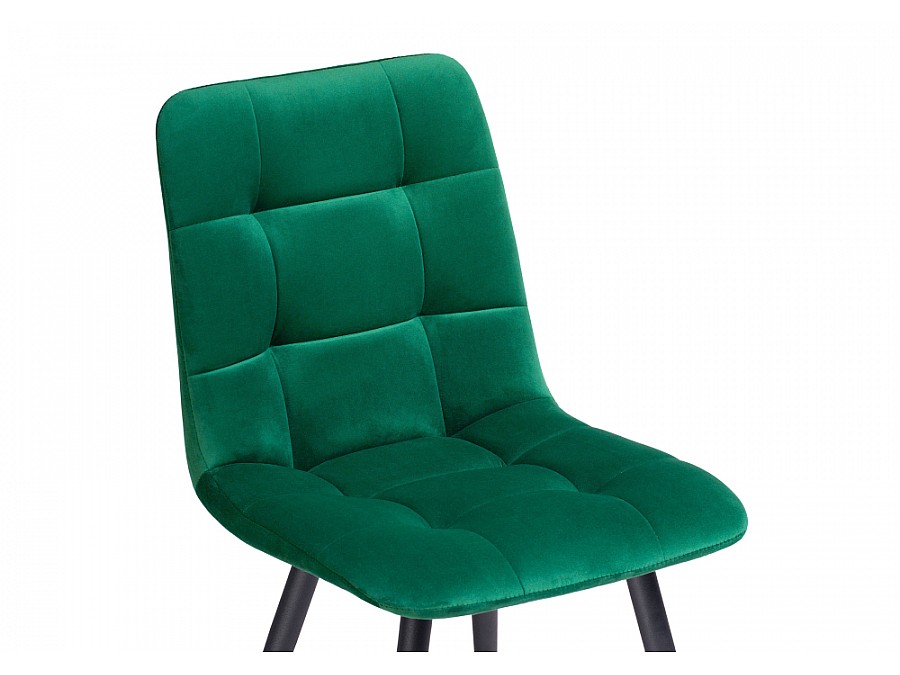 Стул на металлокаркасе Чилли К зеленый / черный