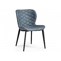 Стул на металлокаркасе Катабучи ткань kiprus 11 / черный глянец