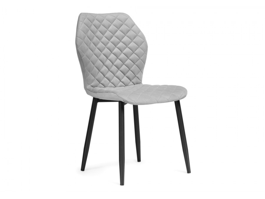 Стул на металлокаркасе Софи светло-серый / черный