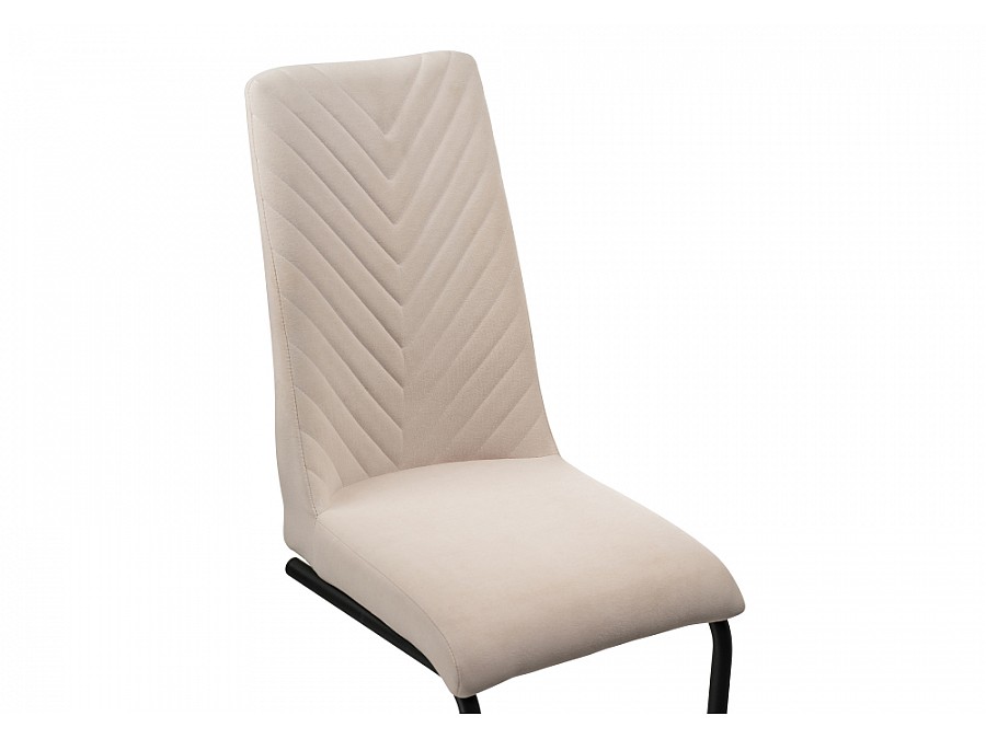 Стул на металлокаркасе Лулла бежевый / черный