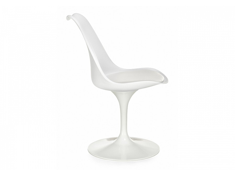 Стул на металлокаркасе Tulip white