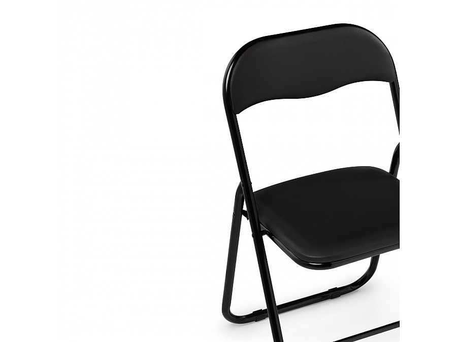 Стул на металлокаркасе Fold 1 складной black / black